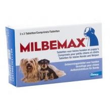 Milbemax kleine hond  pup <br>4 tabletten